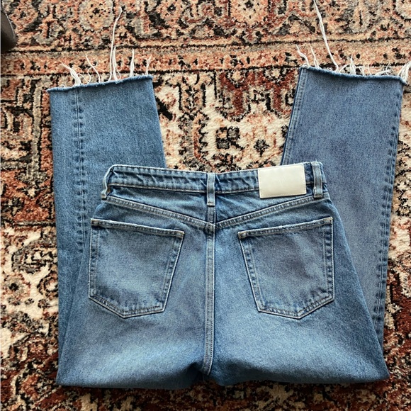 ZARA Straight Leg Ankle Length Jeans Size 6 - Picture 3 of 4